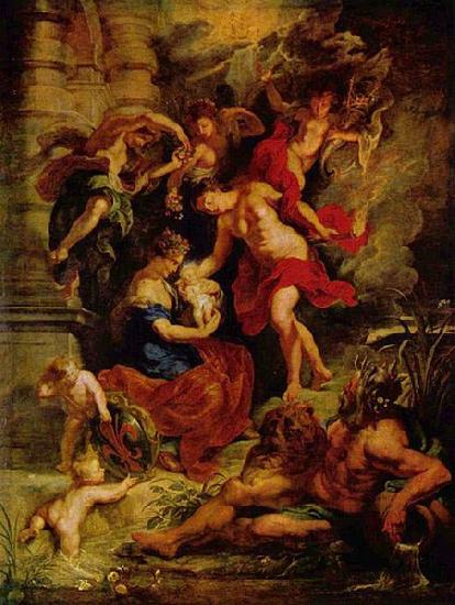 Peter Paul Rubens Geburt der Maria de' Medici oil painting image